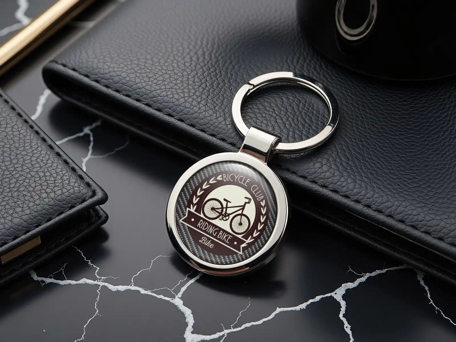 Metal Keychain Sports Design and Universal Fit